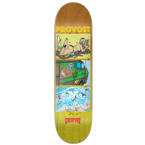 Creature Collin Provost Hesh Coast Skateboard Deck 8.47"