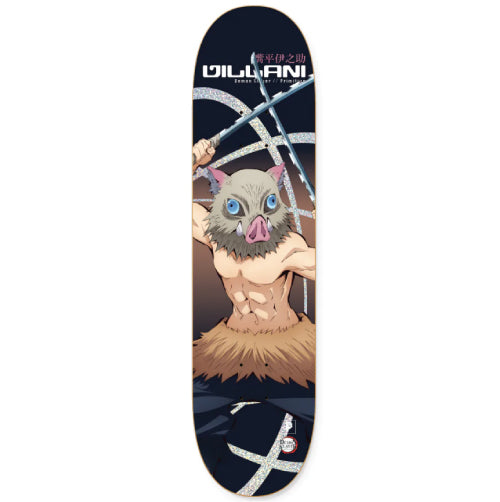 Primitive X Demon Slayer Villani Inosuke Skateboard Deck 8.5"
