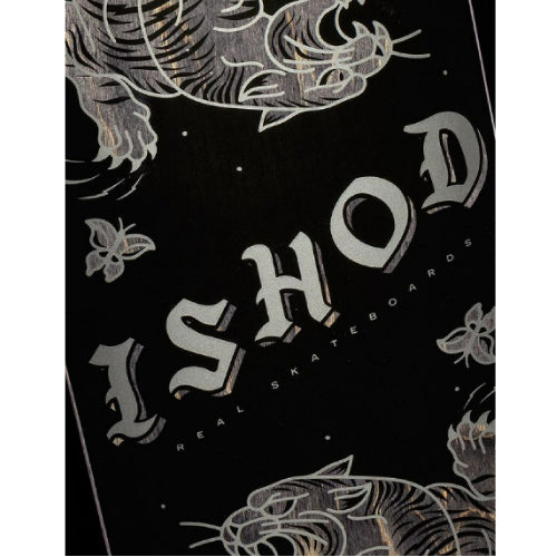 Real Ishod Wair LIMITED Skate Shop Day Catscratch Twin Tail Skateboard Deck Blacked Out 8.3"