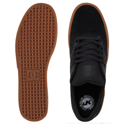 DC Kalis Vulc Black/Black/Gum Skate Shoe