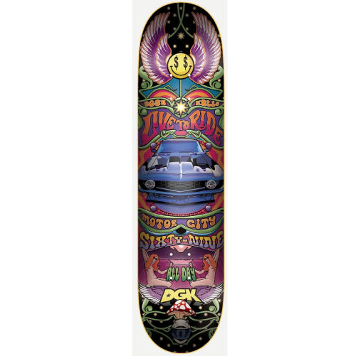 DGK Josh Kalis Ghetto Psych Skateboard Deck 8.1"