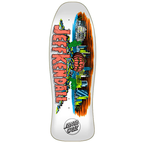 Santa Cruz Jeff Kendall Pumpkin Shaped Reissue Skateboard Deck 10"