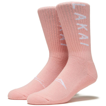 Lakai Simple Crew Socks Pink