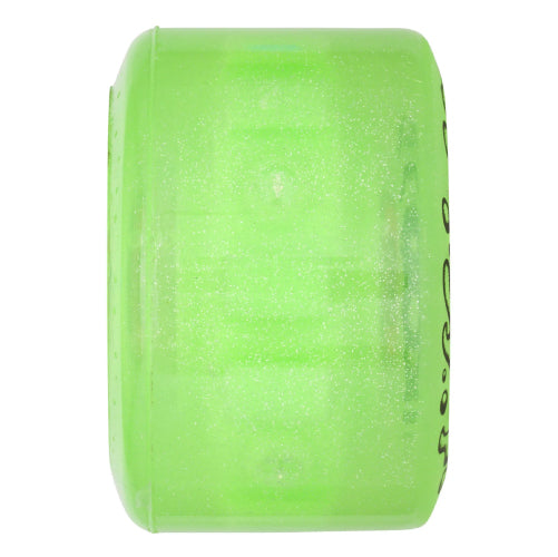 Santa Cruz *Light Ups* OG Slime Green Glitter Skateboard Wheels Green LED 60MM 78A