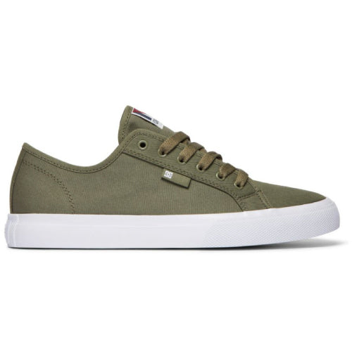 DC Manual Cuba Skate Canvas Army/Olive Shoe