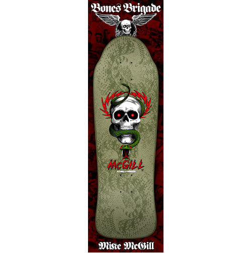 LIMITED Powell Peralta Bones Brigade Series 13 MIKE MCGILL Skull & Snake Green Deck