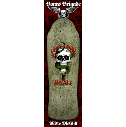 LIMITED Powell Peralta Bones Brigade Series 13 MIKE MCGILL Skull & Snake Green Deck