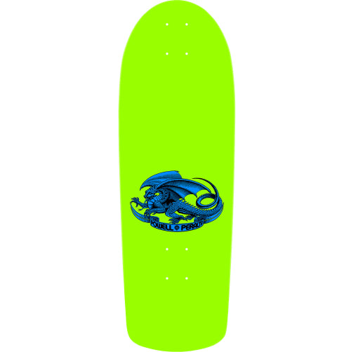 Powell Peralta Mike McGill Skull and Snake Lime Green Skateboard Deck 10"