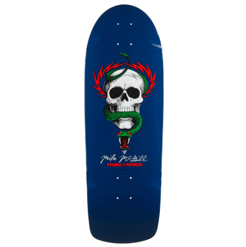 Powell Peralta Mike McGill OG Skull and Snake Navy Reissue Skateboard Deck 10.0"