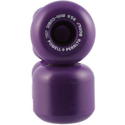 Powell Peralta Mini Cubic Skateboard Wheels Purple 64MM 95A