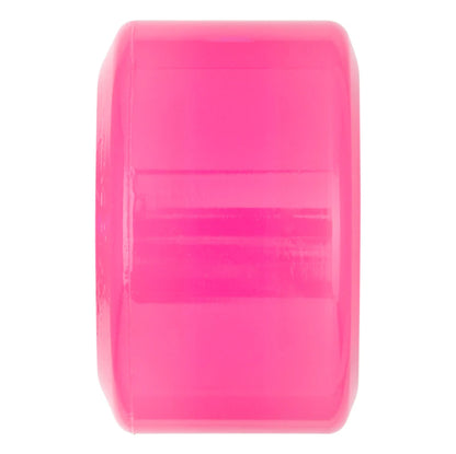 Santa Cruz Mini OG Slime Balls Skateboard Wheels Transparent Pink 54.5MM 78A