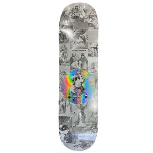 Madness Clay Misery Impact Light Holographic Skateboard Deck 8.25"