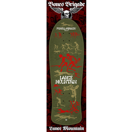 LIMITED Powell Peralta Bones Brigade Series 13 LANCE MOUNTAIN Future Primitive Green Deck