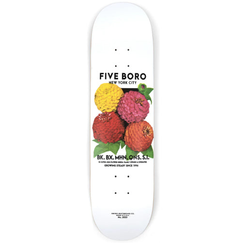 5Boro Flower Seed Yellow Skateboard Deck 8.375"