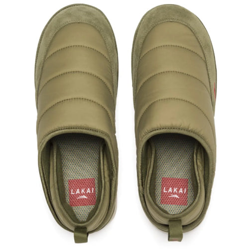 Lakai Owen Slipper - Olive â Anchors Skateshop