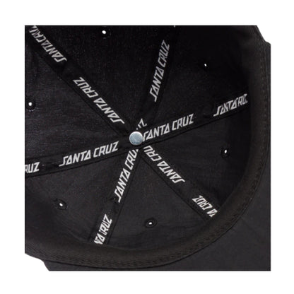 Santa Cruz Opus Strapback Mid Profile Black Hat