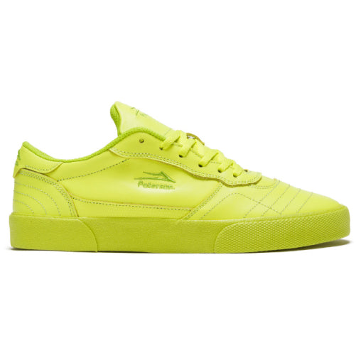 Lakai X Paterson Cambridge Lime Green Leather Skate Shoe