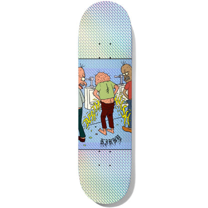 Deathwish Taylor Kirby Pee Splash Holographic Skateboard Deck 8.475"