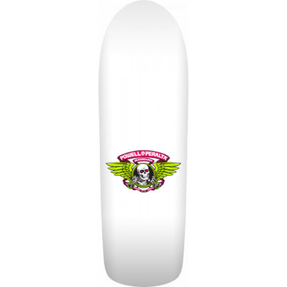 Powell Peralta Old School Ripper White, Pink Reissue Skateboard Deck 9.89"