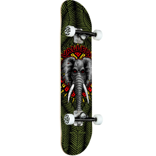 Powell Peralta Vallely Elephant Complete Skateboard Green 8.25"