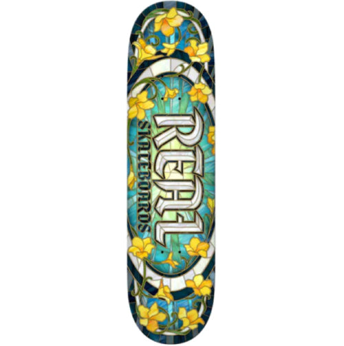 Real Team Oval Cathedral Skateboard Deck 8.06"