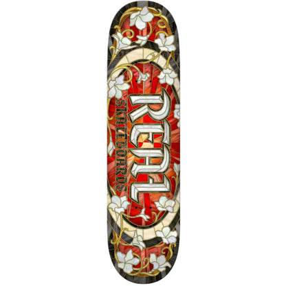 Real Team Oval Cathedral Skateboard Deck 8.25"