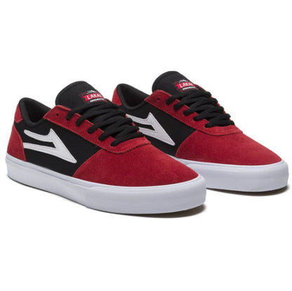 Lakai Manchester Red/Black Suede Skate Shoes