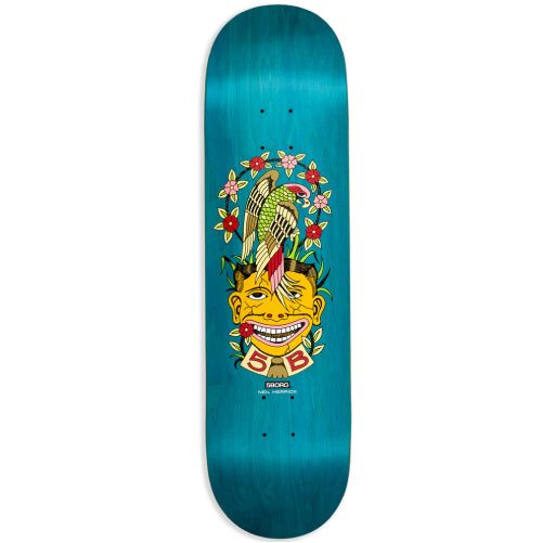 5Boro X Thomas Redrey Neil Herrick Blue Skateboard Deck 8.37"