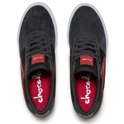 Lakai X Chocolate Manchester Grey Reflective Suede Skate Shoe