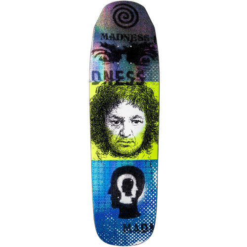Madness Reflector Holographic R7 Shaped Skateboard Deck 9.0"