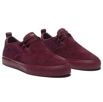 Lakai Riley 2 Burgundy Suede Skate Shoe