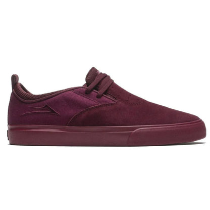 Lakai Riley 2 Burgundy Suede Skate Shoe