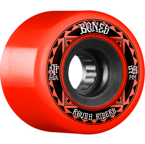 Bones ATF Rough Rider Runners Wheels Red 59MM 80A