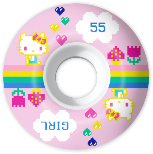 Girl X Sanrio Kawaii Arcade Wheels Pink 55MM