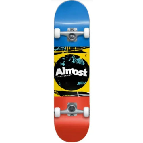 Almost Scum Punk Resin Complete Skateboard with Soft Wheels 8.0"