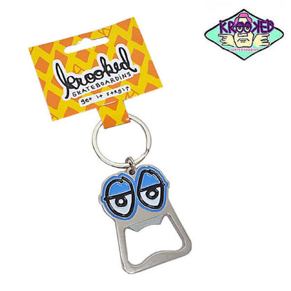 Krooked Eyes Shmoo Keychain - Blue