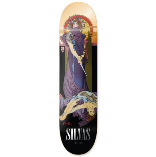 Primitive Silvas Tragedy Skateboard Deck 8.25"