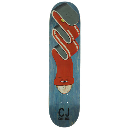 Toy Machine CJ Collins Skate Beanie Blue Skateboard Deck 8.0"