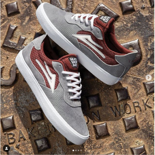 Lakai Skate Shop Day 2023 Essex Skate Shoe - Grey/Burgundy