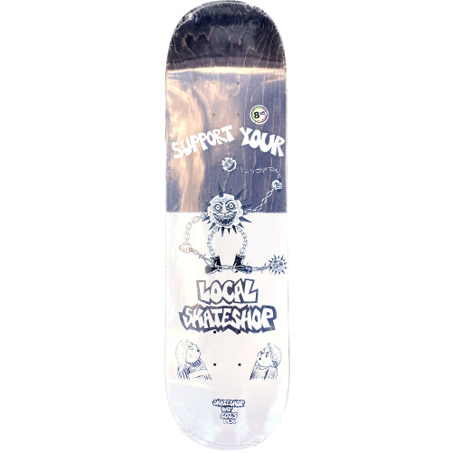 DLX Mike Gigliotti LIMITED Skate Shop Day Skateboard Deck Grey 8.25"