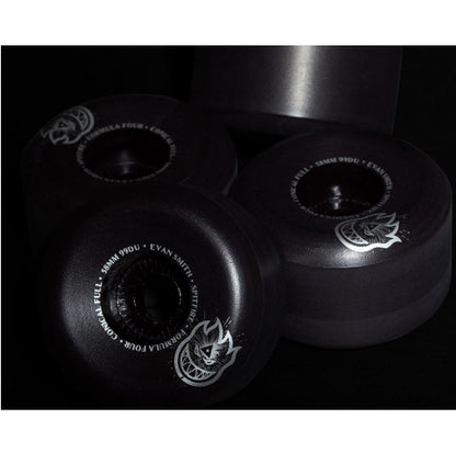 Spitfire F4 Evan Smith Conical Full Wheels Black 58MM 99D