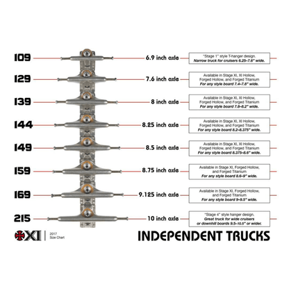 Independent Stage 11 Polished Standard Trucks (Set of 2)