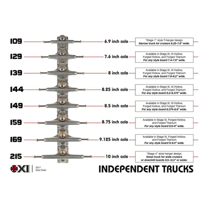Independent Stage 11 Mason Silva Black/Silver Standard Trucks (Set of 2)