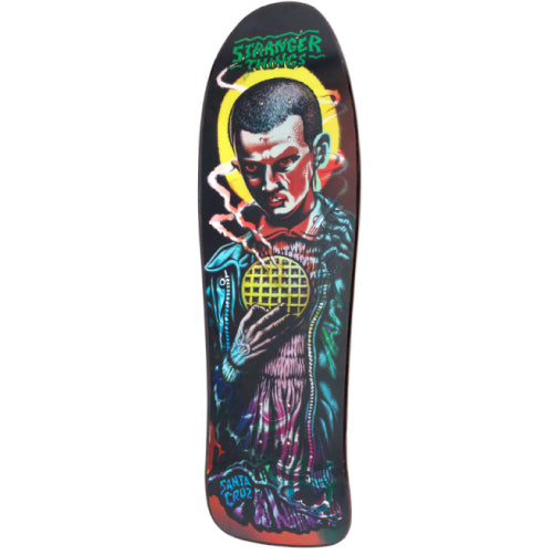 Santa Cruz X Stranger Things Kendall Eleven Shaped Skateboard Deck 9.75"