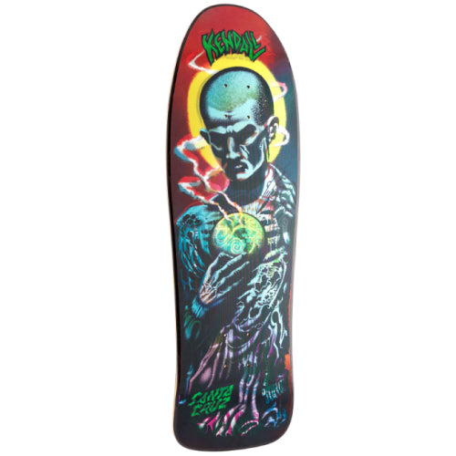 Santa Cruz X Stranger Things Kendall Eleven Shaped Skateboard Deck 9.75"