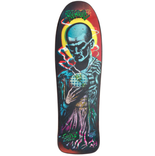 Santa Cruz X Stranger Things Kendall Eleven Shaped Skateboard Deck 9.75"