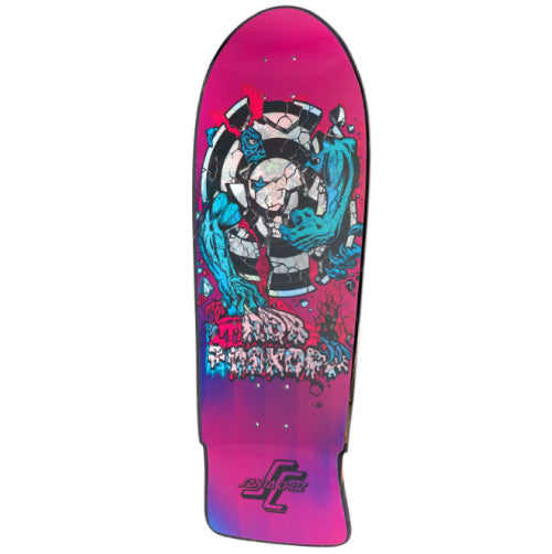 Santa Cruz X Stranger Things Roskopp Demogorgon Shaped Skateboard Deck 10.25"