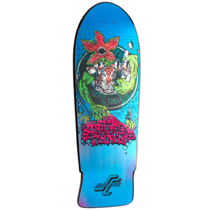 Santa Cruz X Stranger Things Roskopp Demogorgon Shaped Skateboard Deck 10.25"