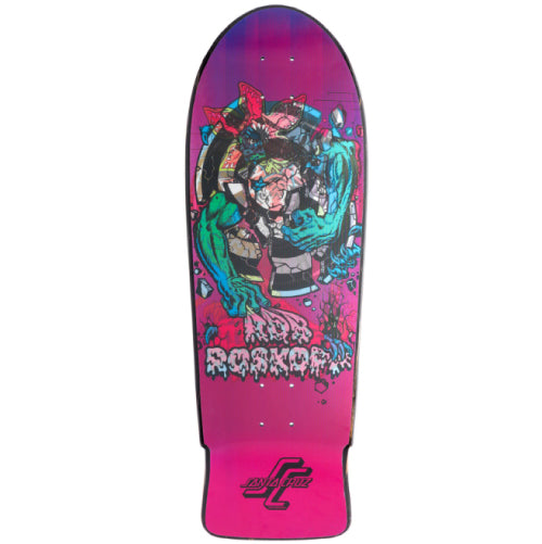 Santa Cruz X Stranger Things Roskopp Demogorgon Shaped Skateboard Deck 10.25"