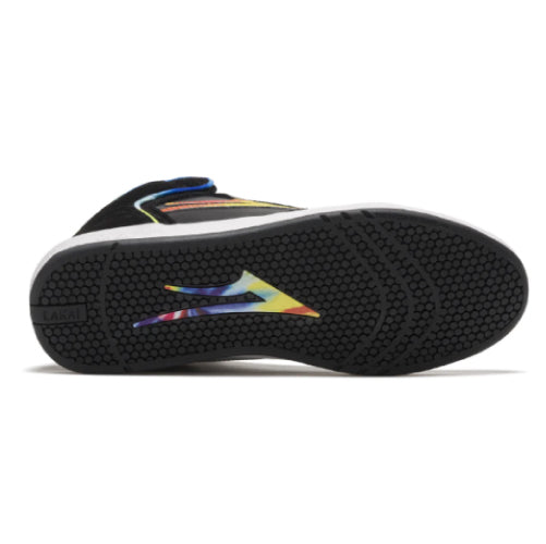 Lakai Telford Black Tie Dye Suede Skate Shoe